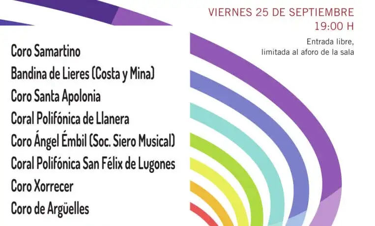 Se celebra en Lugones el III encuentro coral comarca del nora