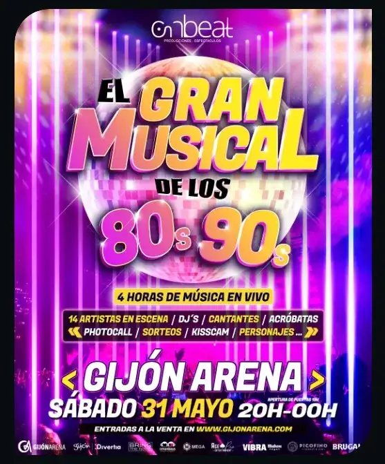 La gran fiesta de los 80 y 90, en Bilbao