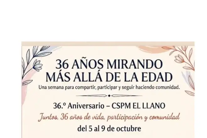 Teatro-música. XXXVI aniversario del centro social personas mayores el llano