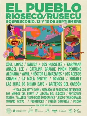 El pueblo. Festival en rioseco. Sobrescobio