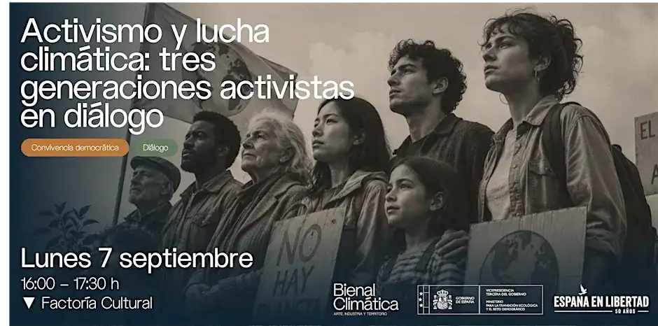 Activismo y lucha climática: diálogo entre 3 generaciones