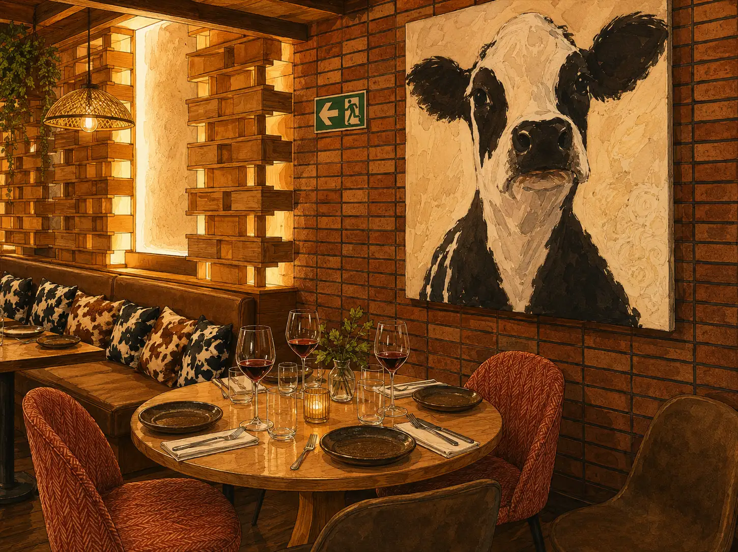 La Vaca Asustada