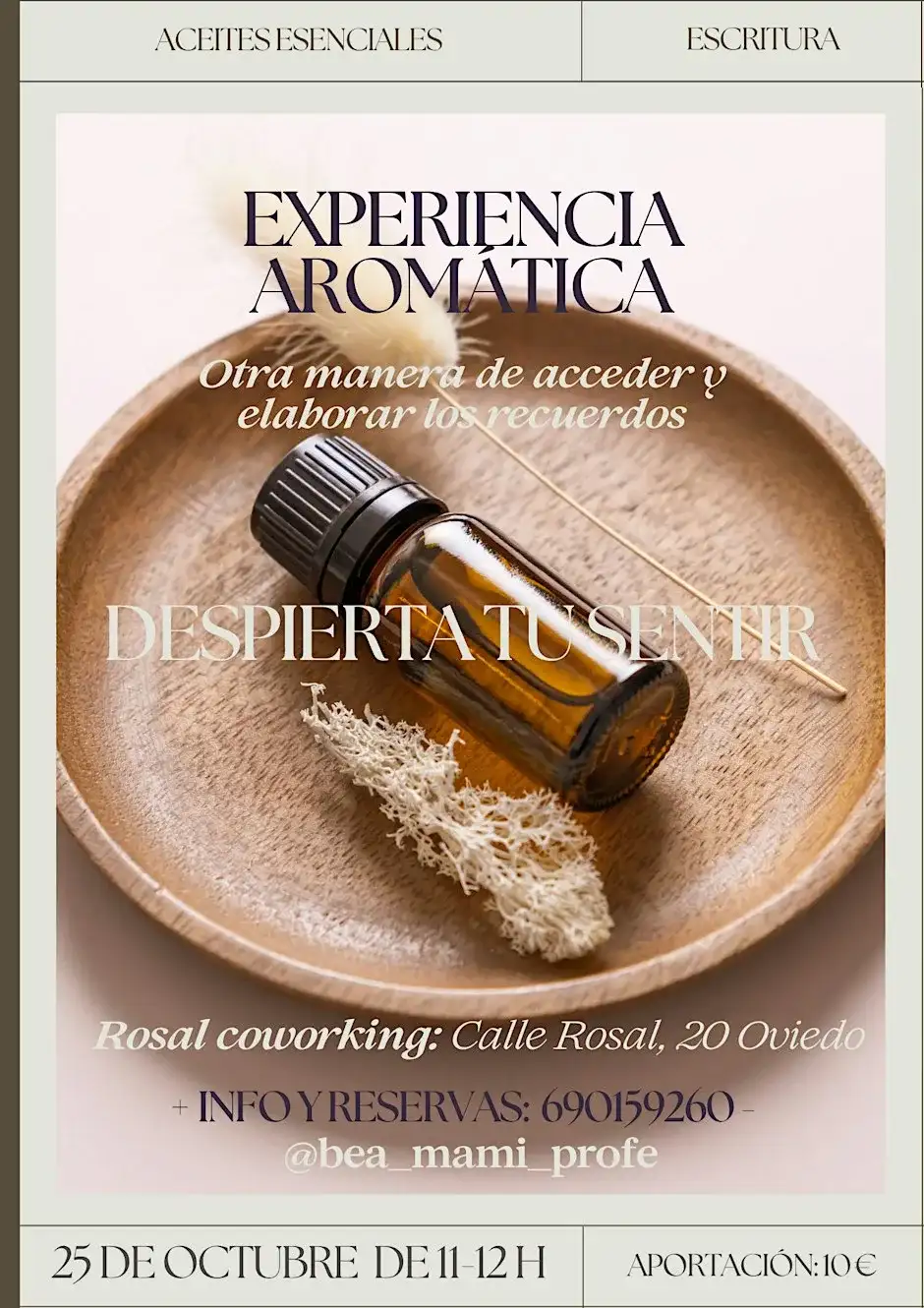 Experiencia aromática - despierta tu sentir
