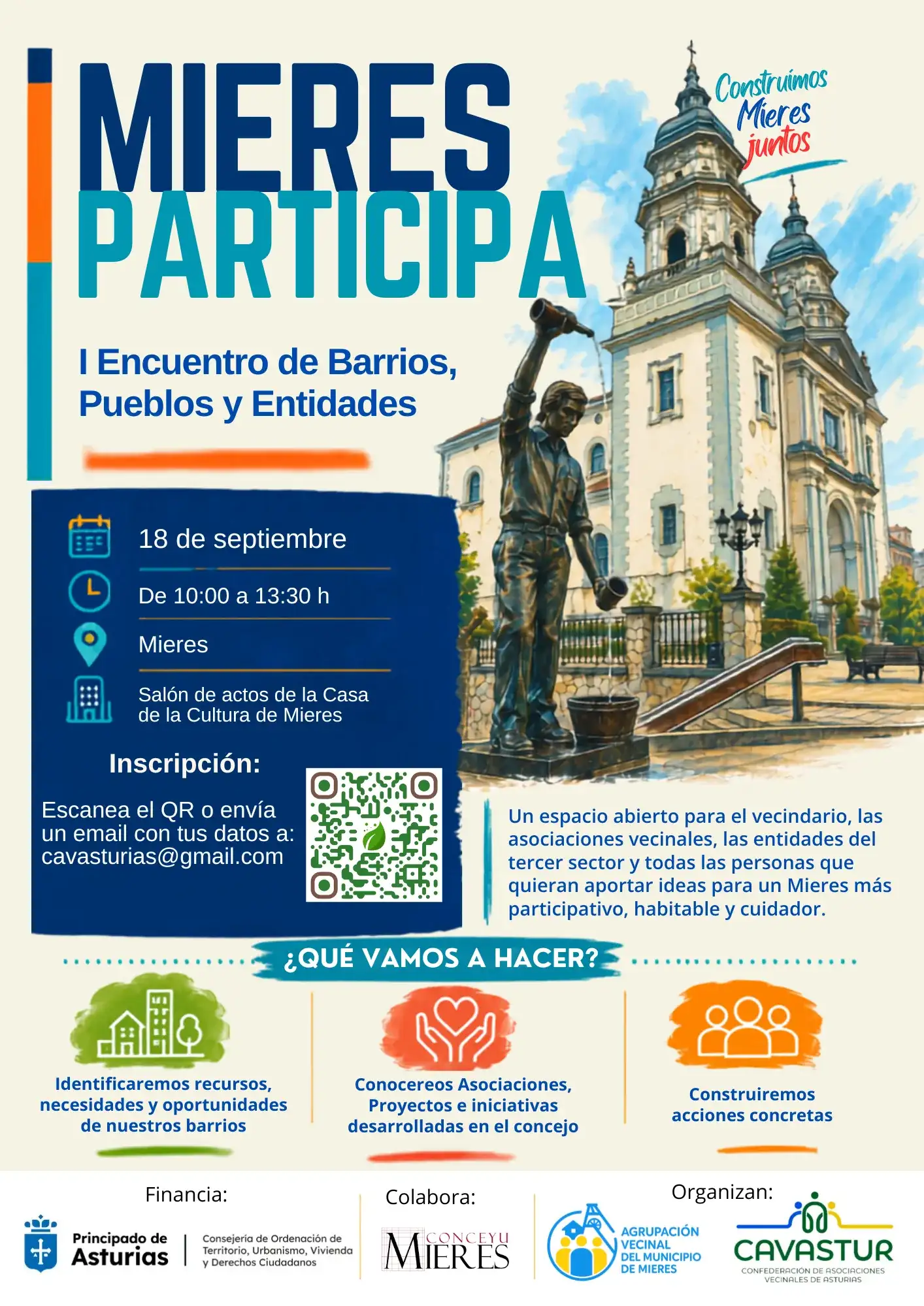 Encuentro de barrios, pueblos y entidades ‘Mieres participa’
