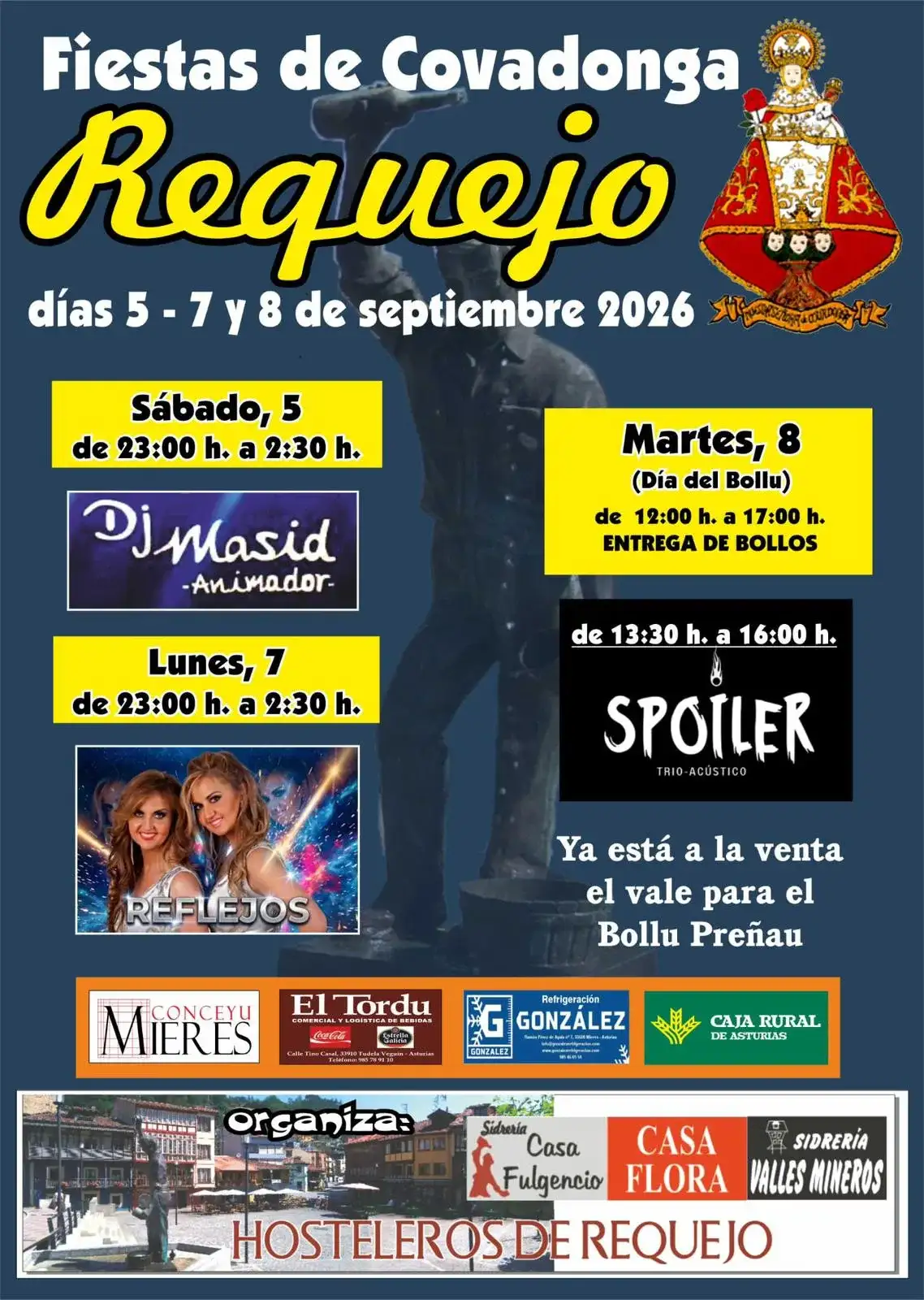 Fiestes de requexu 2026 (5, 7 y 8 SET)