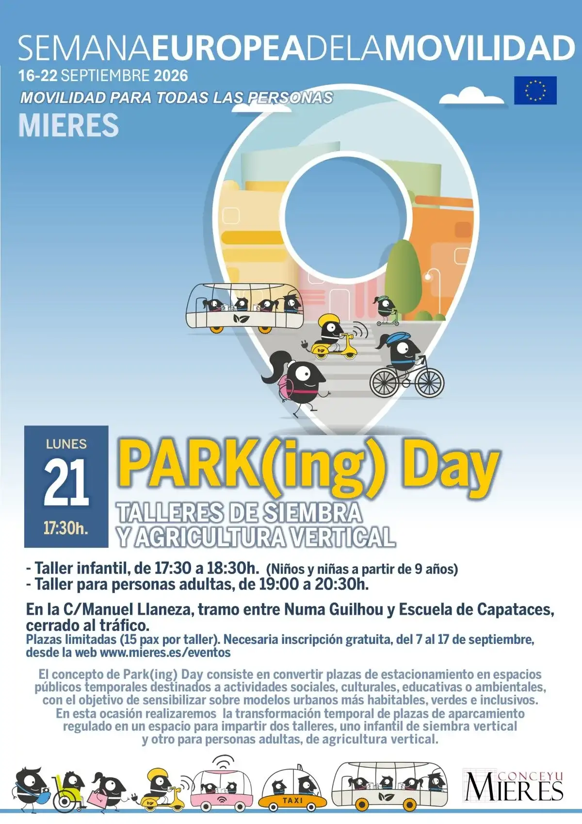 PARK(ing) Day: talleres de siembra y agricultura vertical