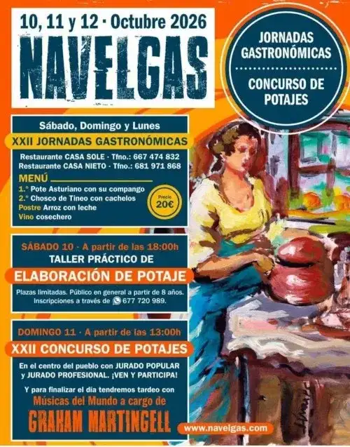 Jornadas gastronómicas de navelgas 2026