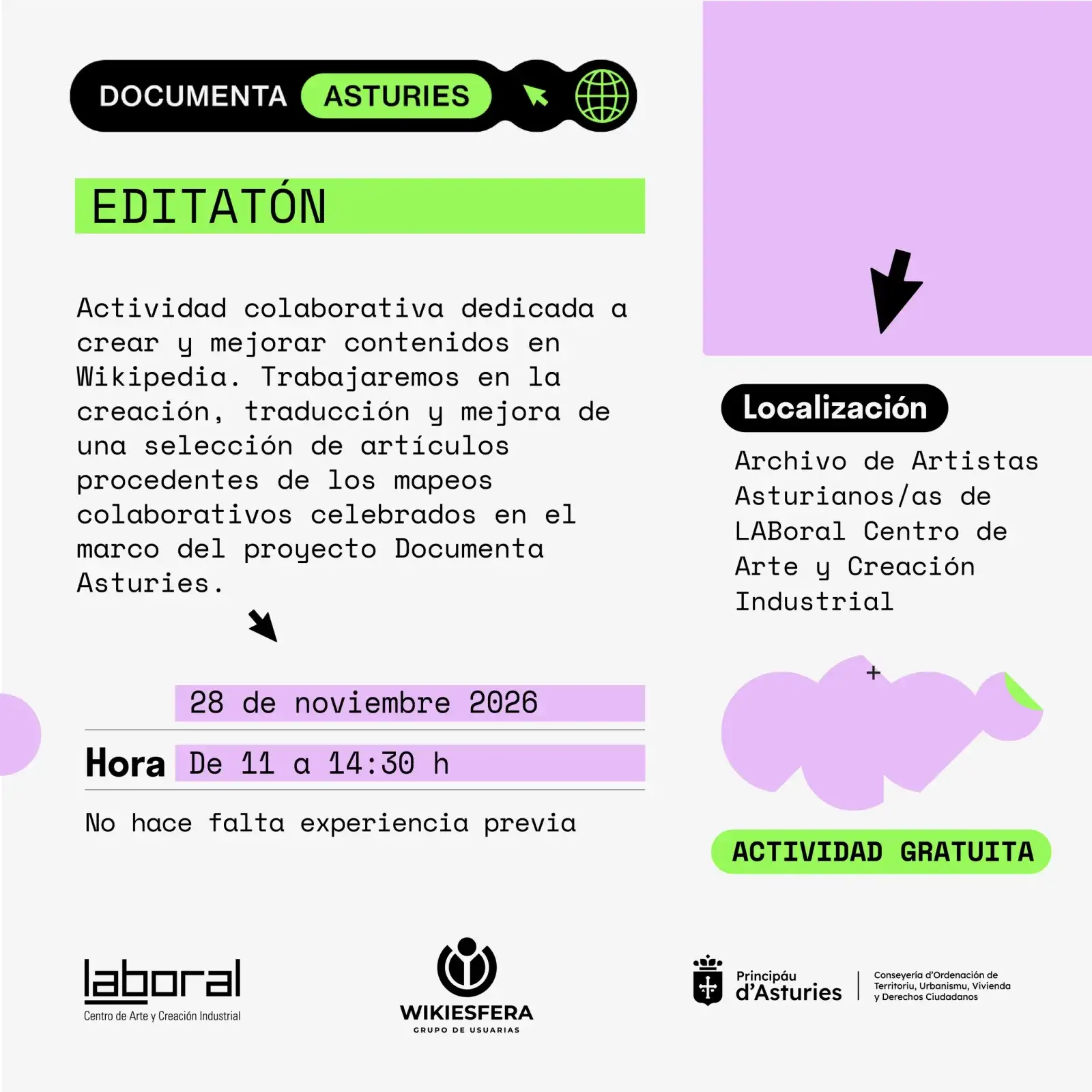 Editatón documenta Asturies