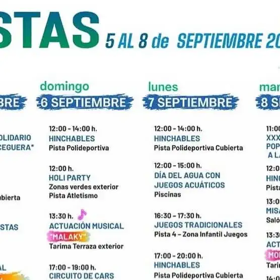 Fiestas del Club Natación Santa Olaya