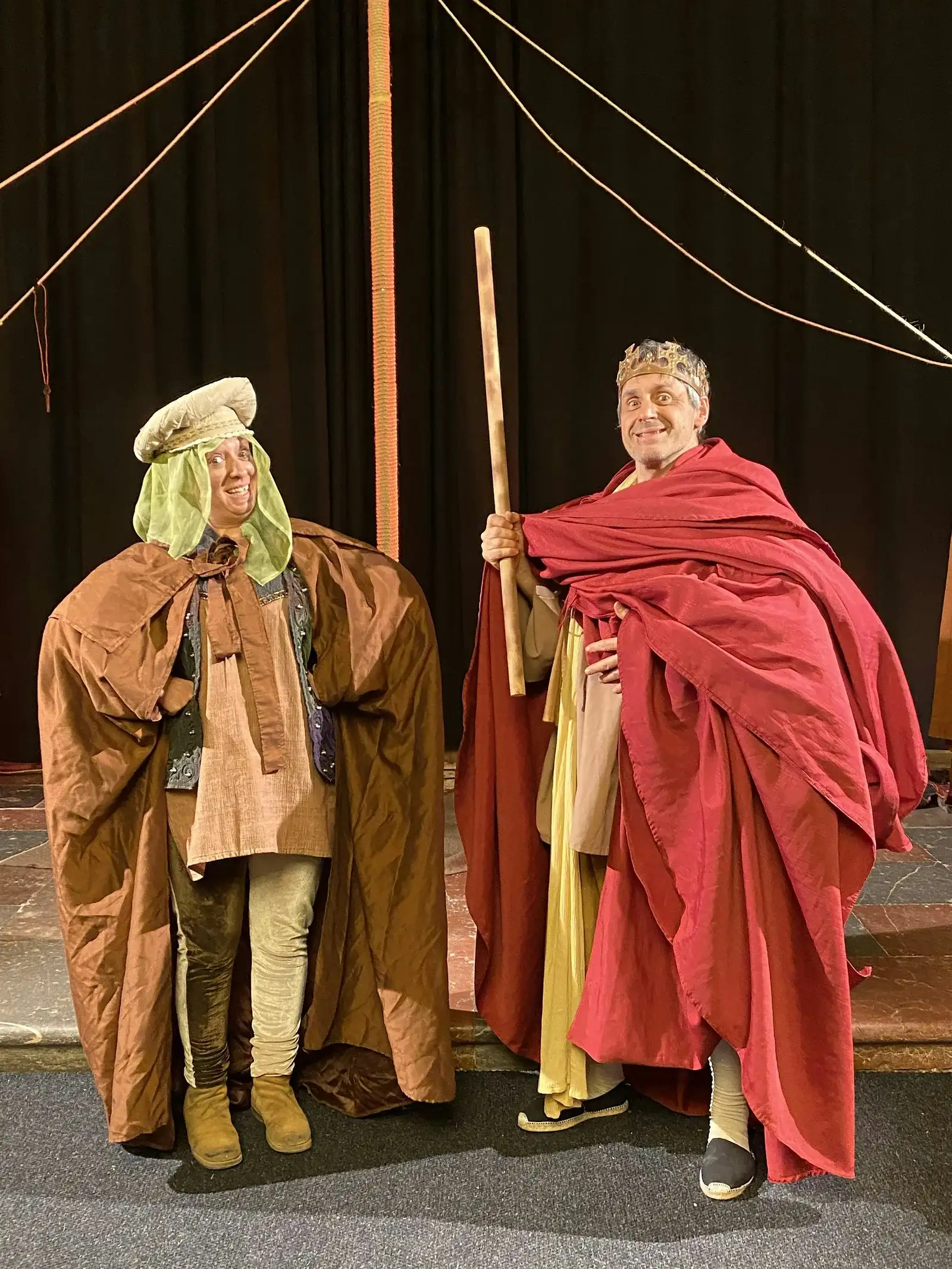 "Picaros en el camino" de higiénico papel teatro.