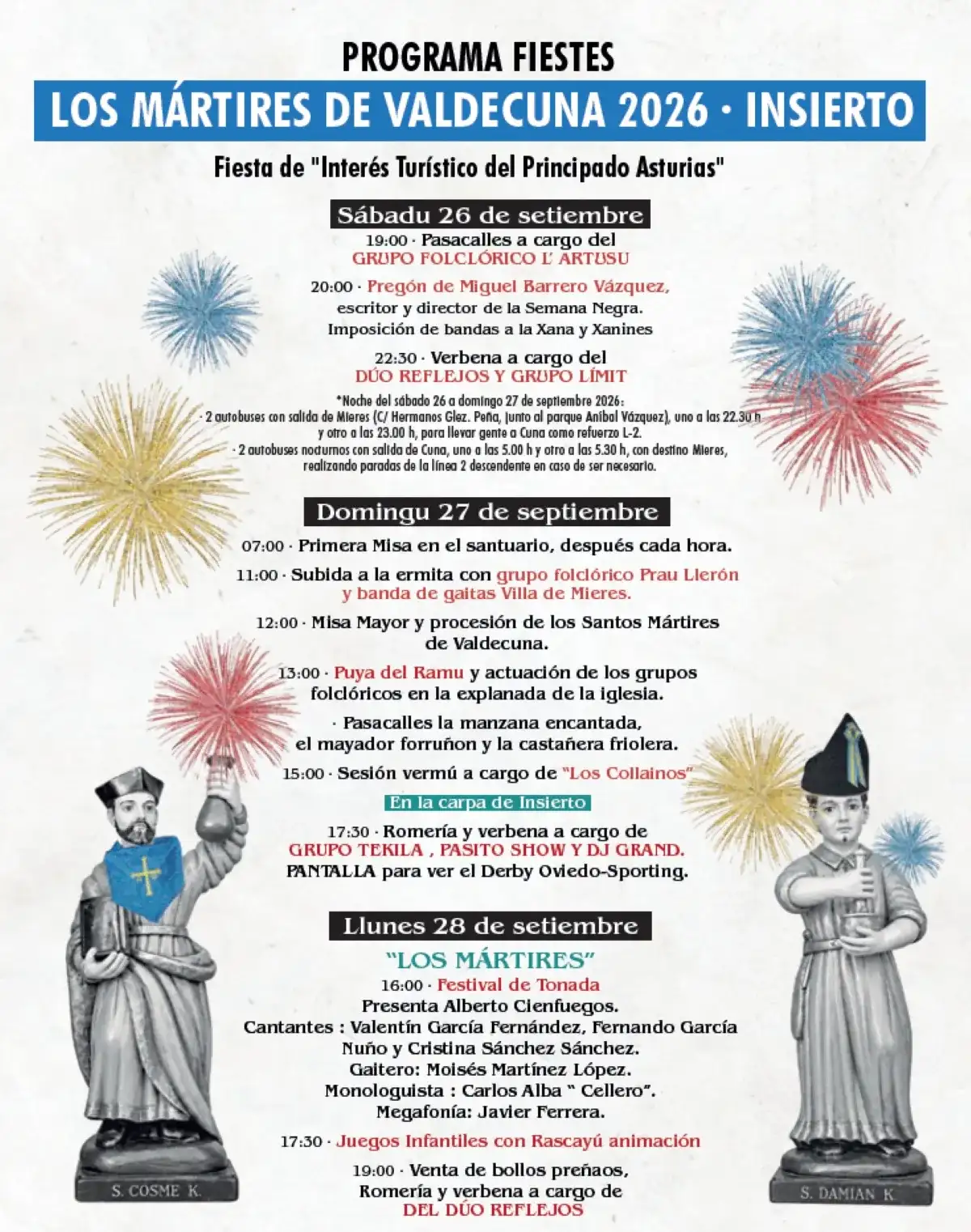 Romería de los santos mártires de cuna 2026