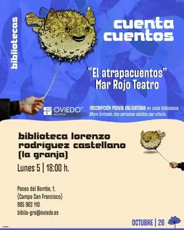 Cuentacuentos “el atrapacuentos” mar rojo teatro