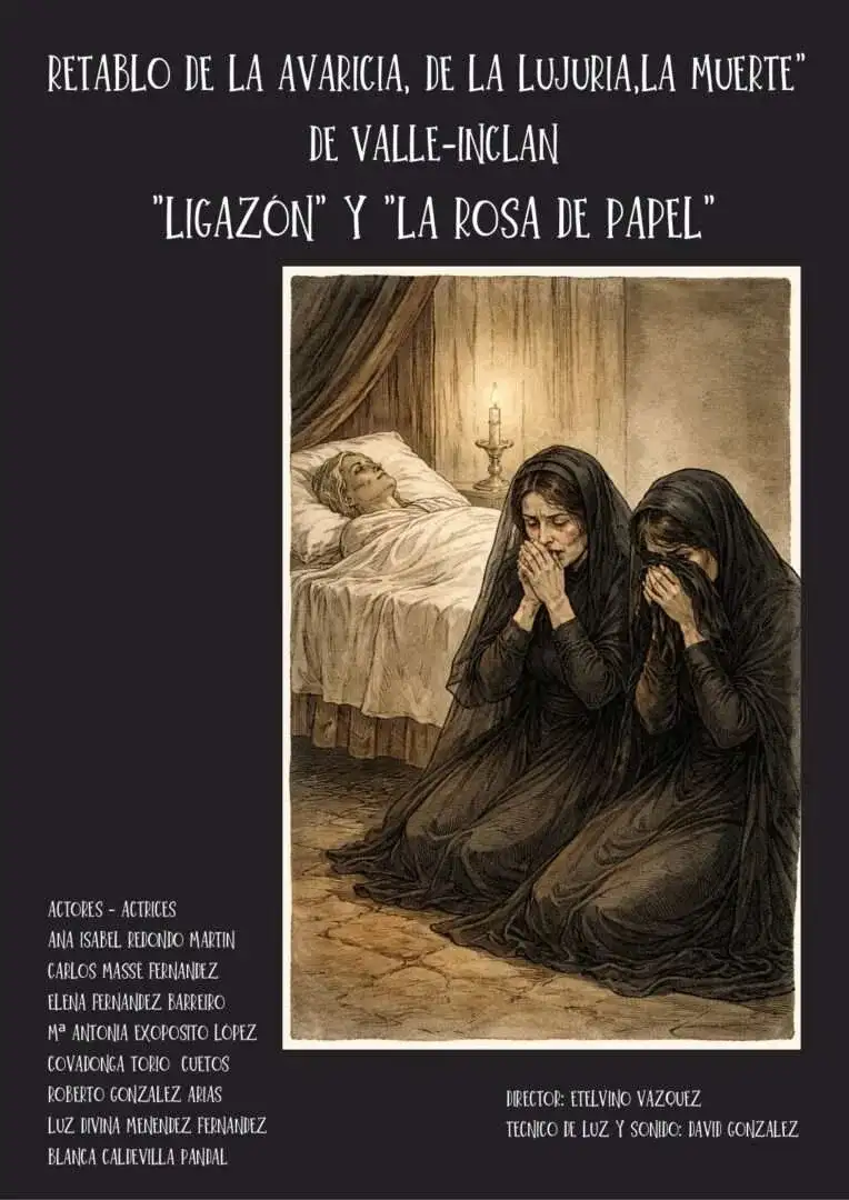 Teatro la esfera (once), presenta "retablo de la avaricia, la lujuria y la muerte".