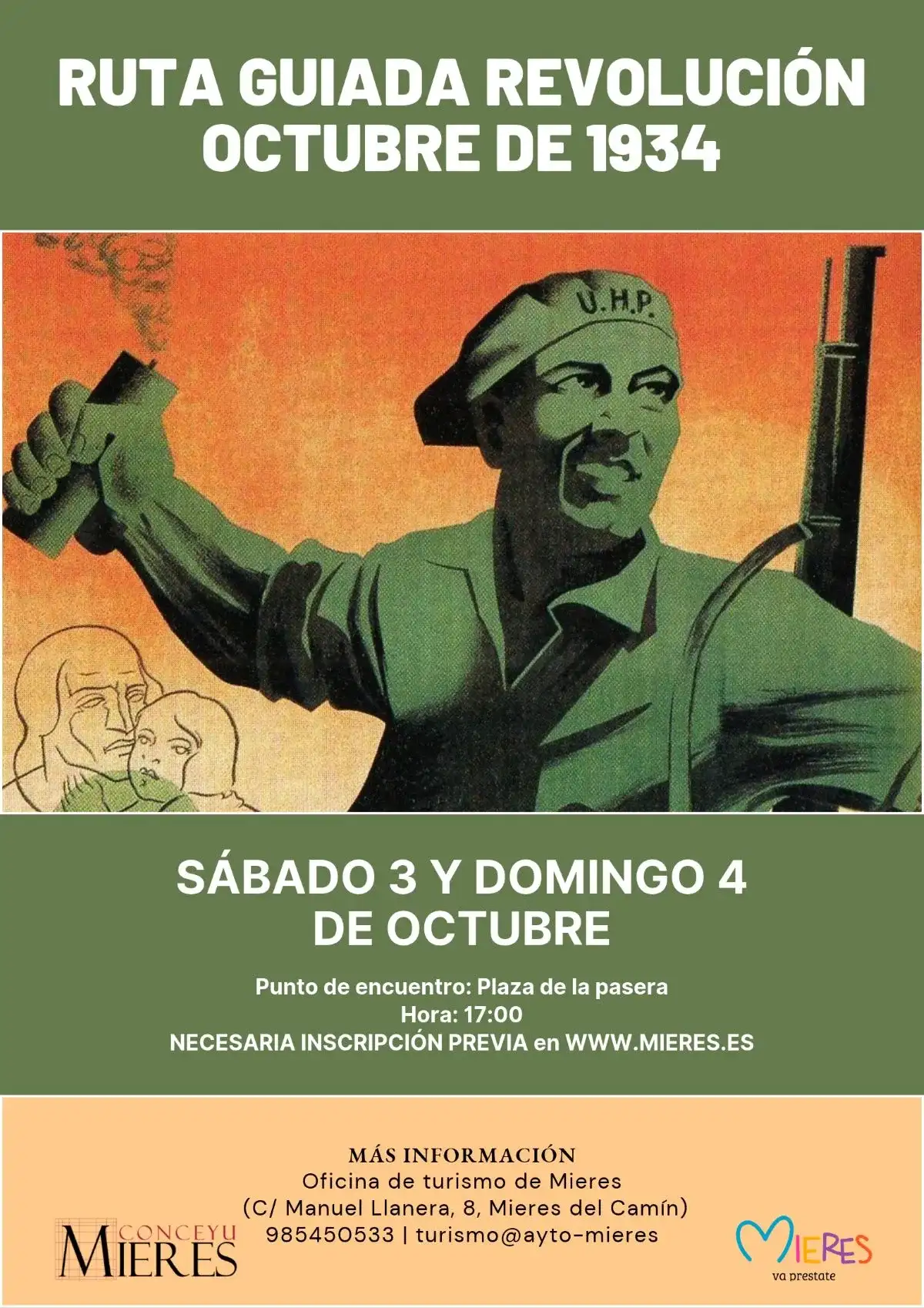 Rutas turísticas 2026: “ruta de la revolución de octubre de 1934” (3OCT)
