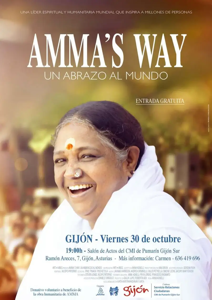 CINE "amma's WAY" (un abrazo al mundo).