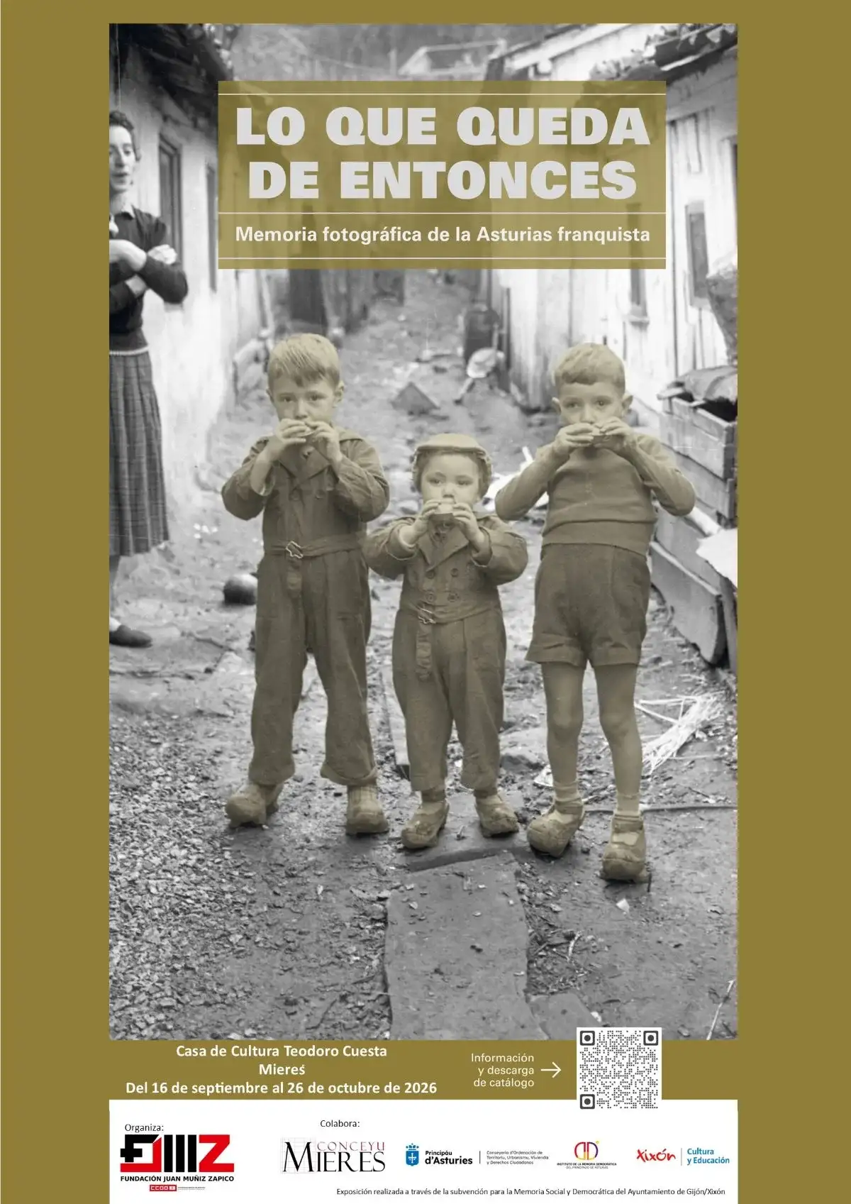 “Lo que queda de entonces. Memoria fotográfica de la Asturias franquista” (16set/26oct)