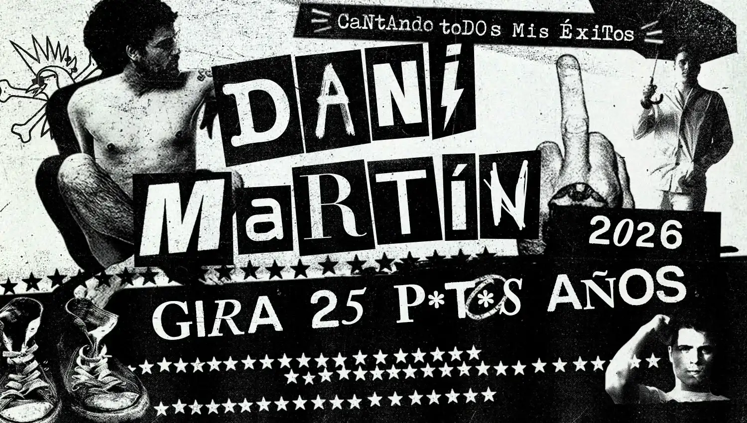 Concierto de Dani Martín - Gira 25 P*t*s Años