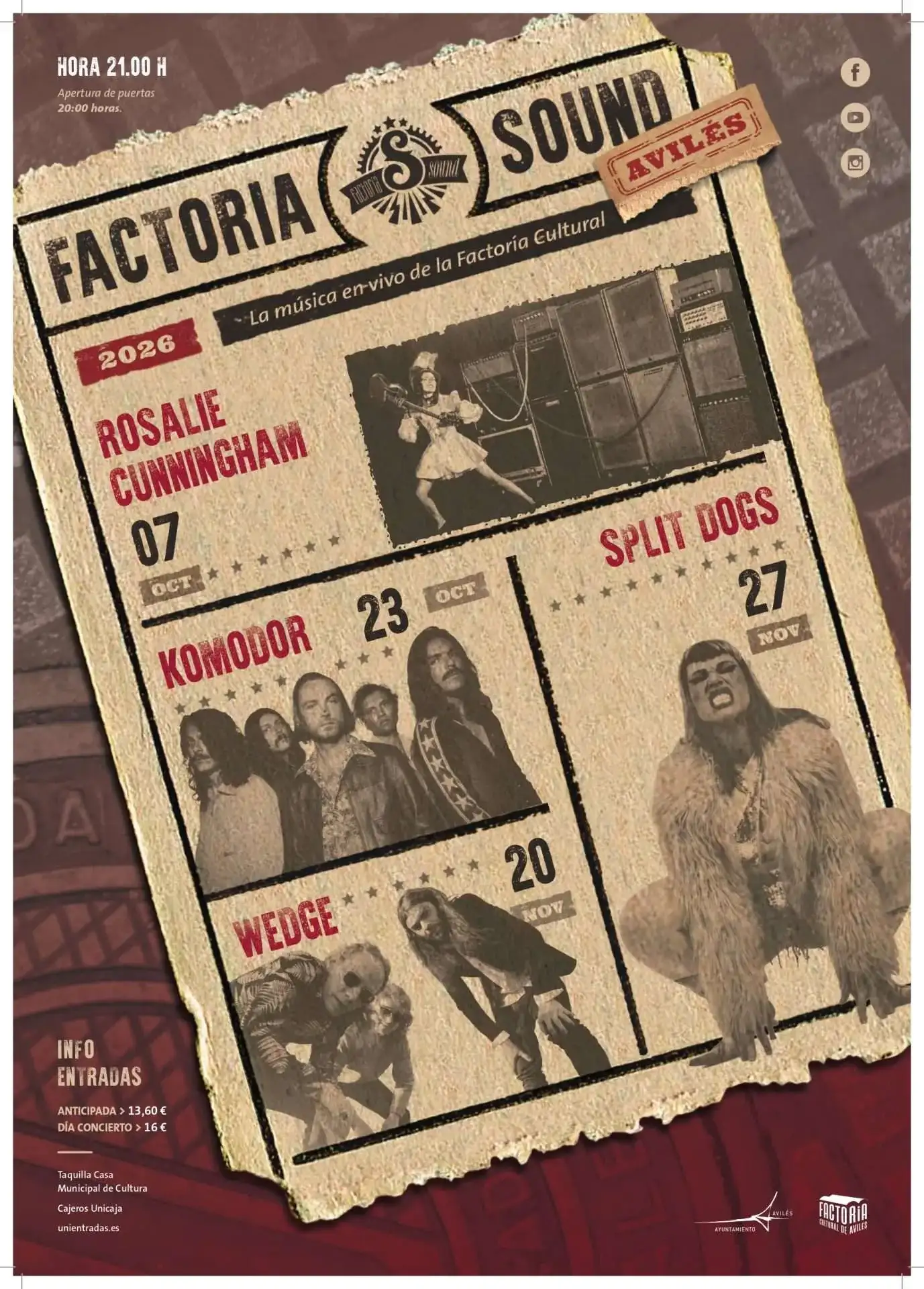 Factoría sound: octubre – noviembre 2026