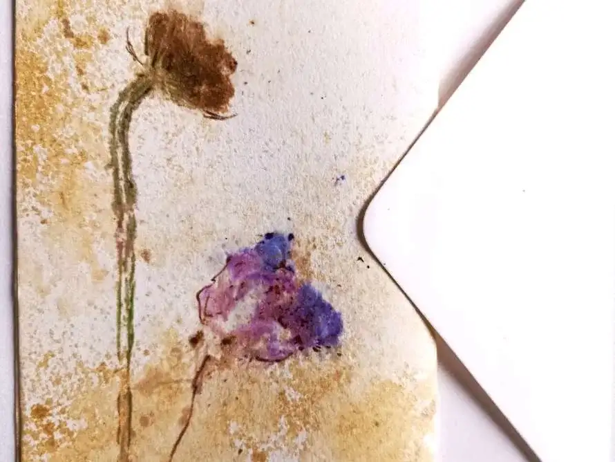 Taller adultos: postales con flores