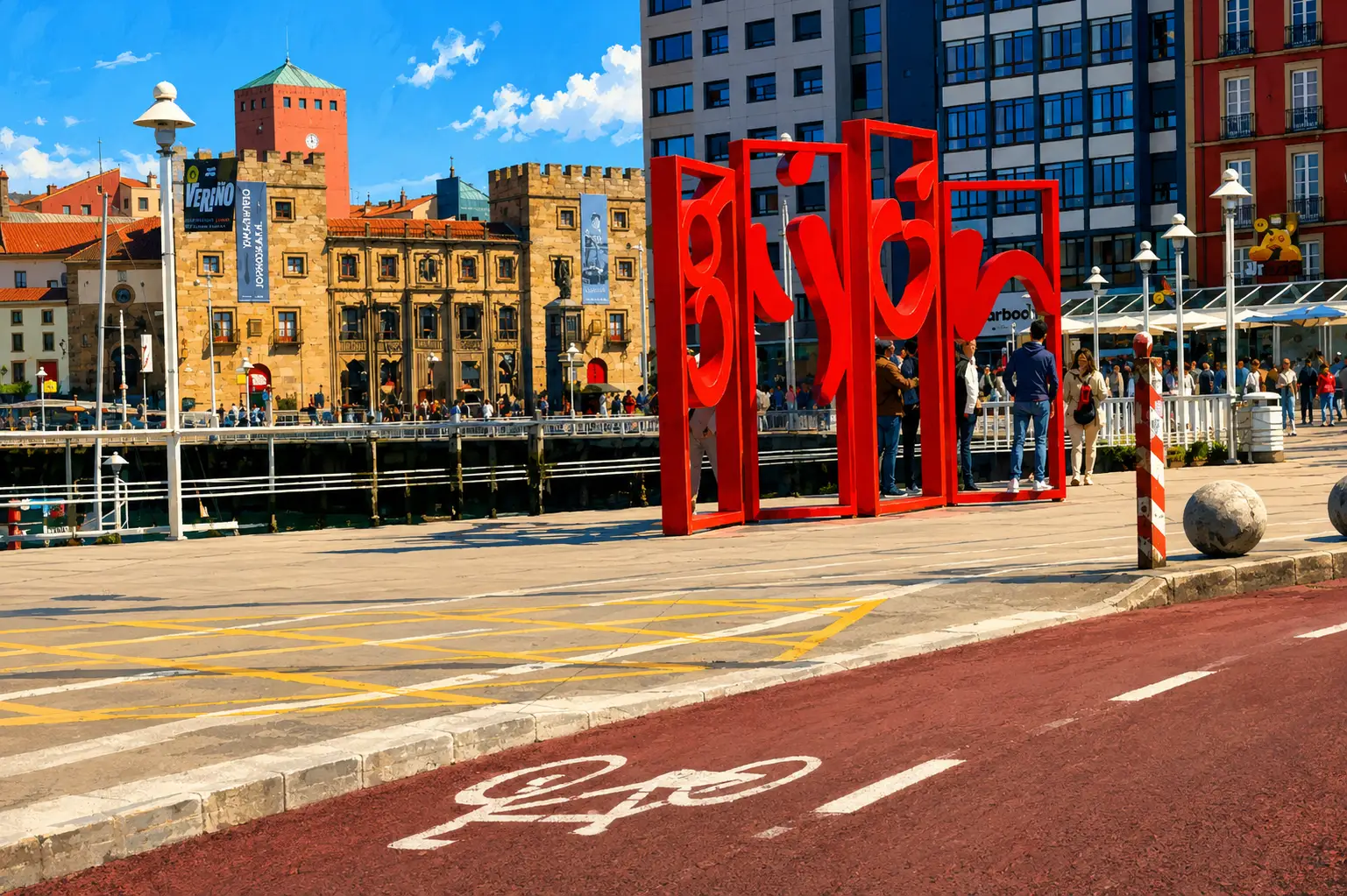Carril bici costero