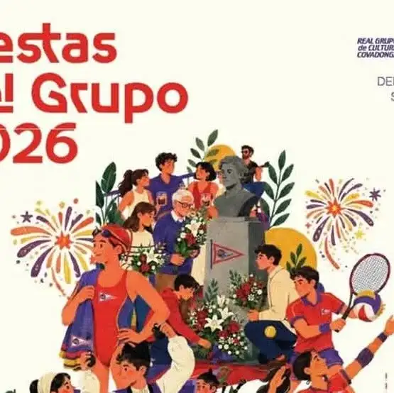 Fiestas del Grupo Covadonga. Apertura, deporte y Orquesta La Fórmula