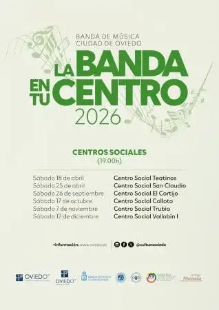 La banda en tu centro 2026 (banda de música ciudad de Oviedo)