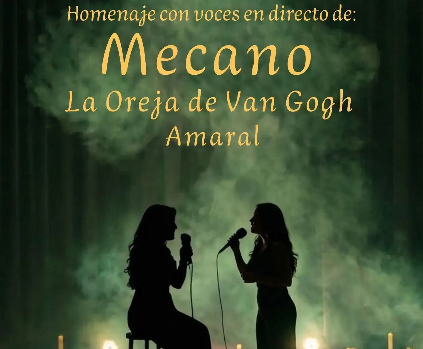 Noches Encendidas, homenaje a Mecano - LOVG - Amaral - Gijón
